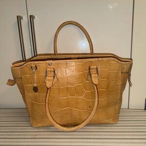 Dooney and Bourke Natural Leather Shopper Bag, Made in Italy